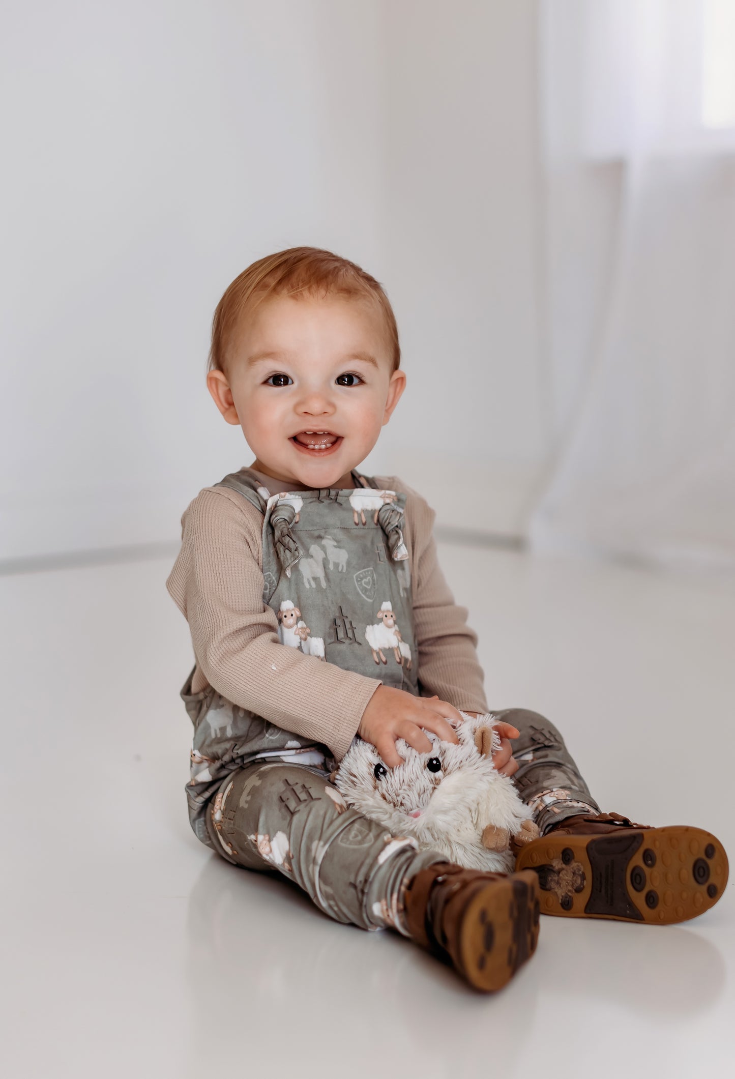 Lamb of Light Knotted Overalls