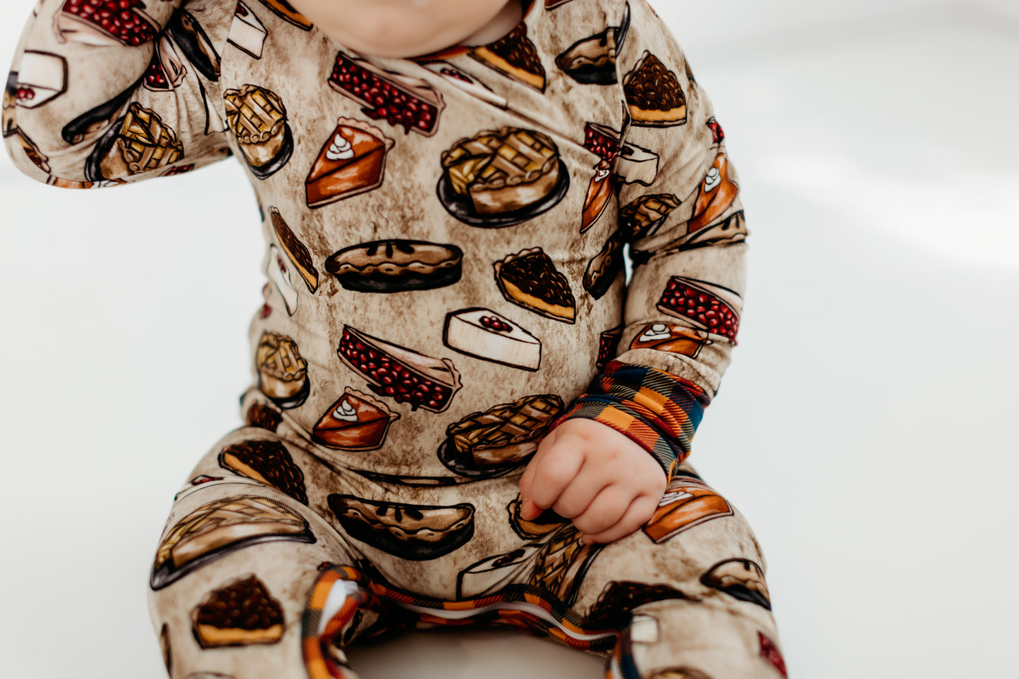 Slice Slice Baby Crescent Zip Romper
