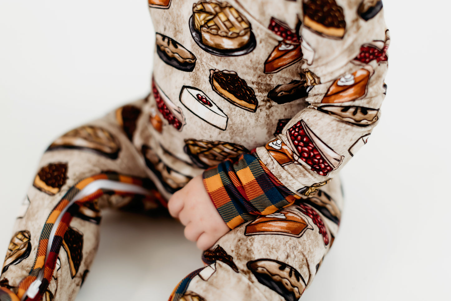 Slice Slice Baby Crescent Zip Romper