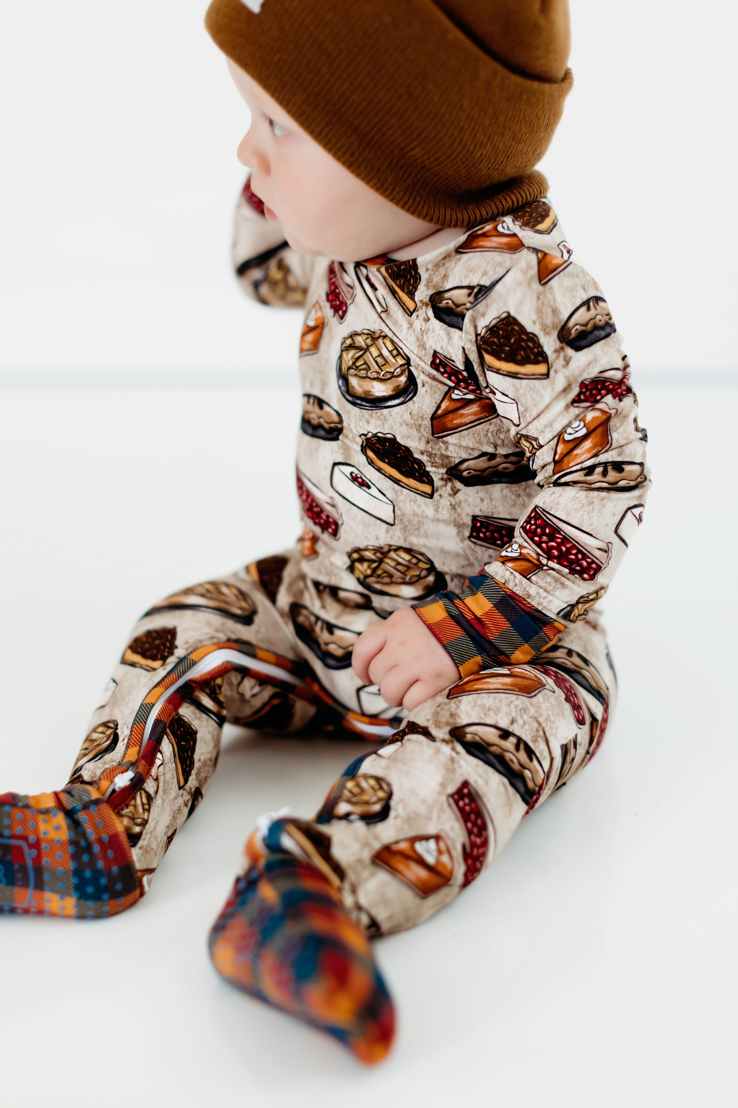 Slice Slice Baby Crescent Zip Romper
