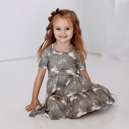 Lamb of Light Twirl Dress
