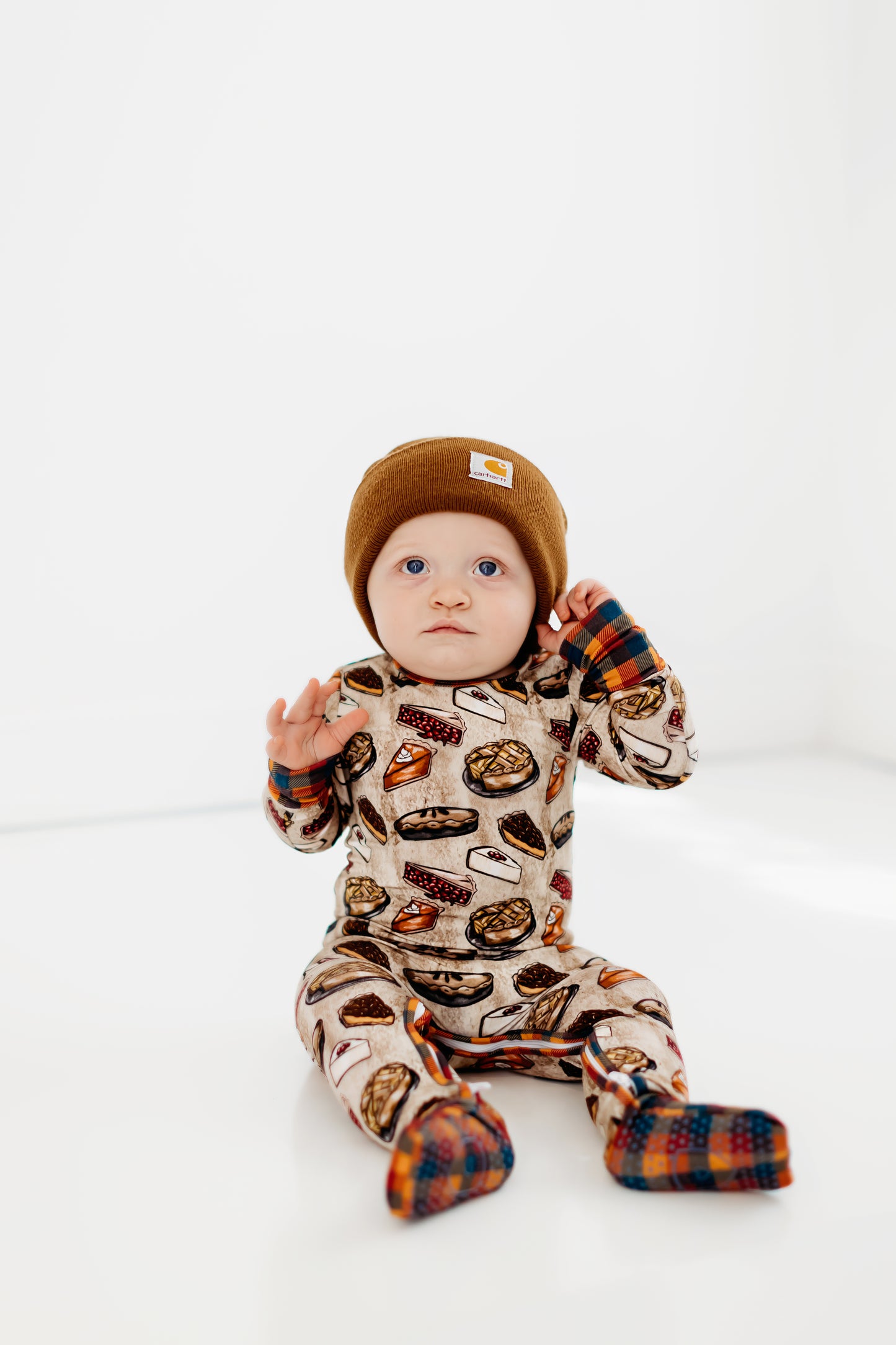 Slice Slice Baby Crescent Zip Romper