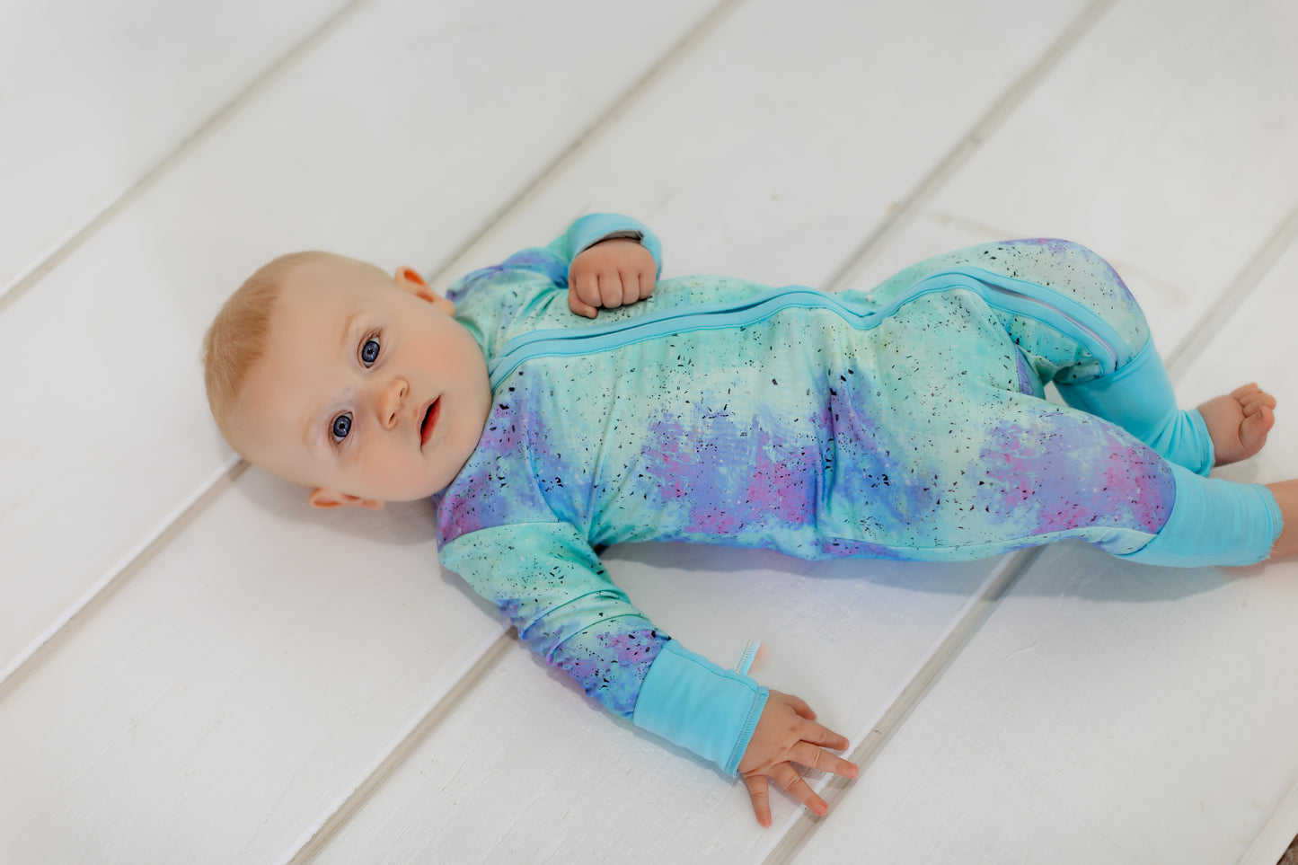 Aquamarine Dreams Zippy Romper